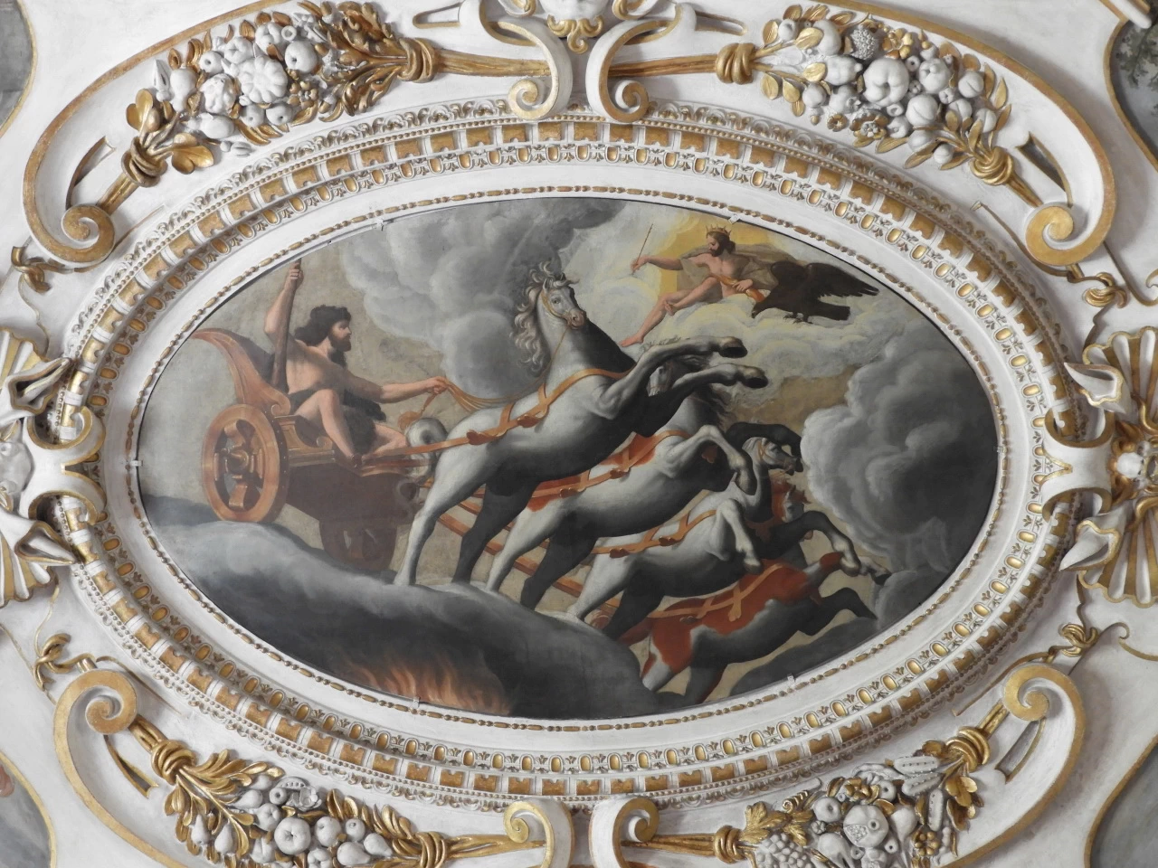 Apoteosi di Ercole. Metamorfosi - dettaglio, Mantova